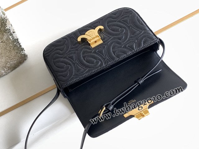 Celine專櫃2023新款Triomphe Shoulder Bag 賽琳最新款羊皮絎縫限定凱旋門腋下包 sldj2407